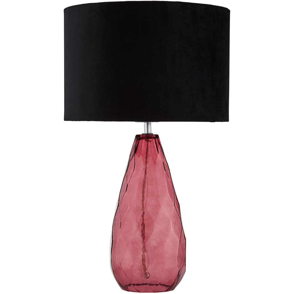 Inlight Wynter Plum Glass Table Lamp Image 3