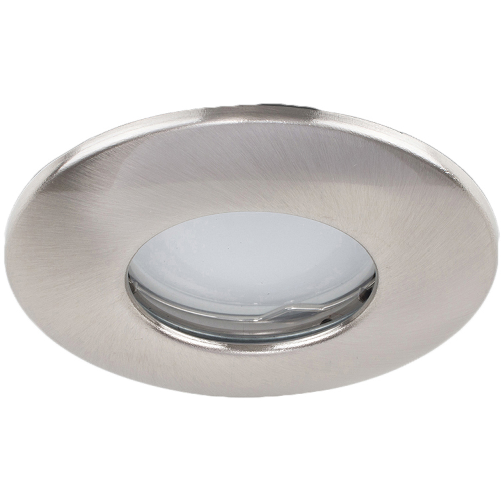 ValueLights Brushed Chrome Warm White LED Ceiling Downlight 6 Pack Image 3