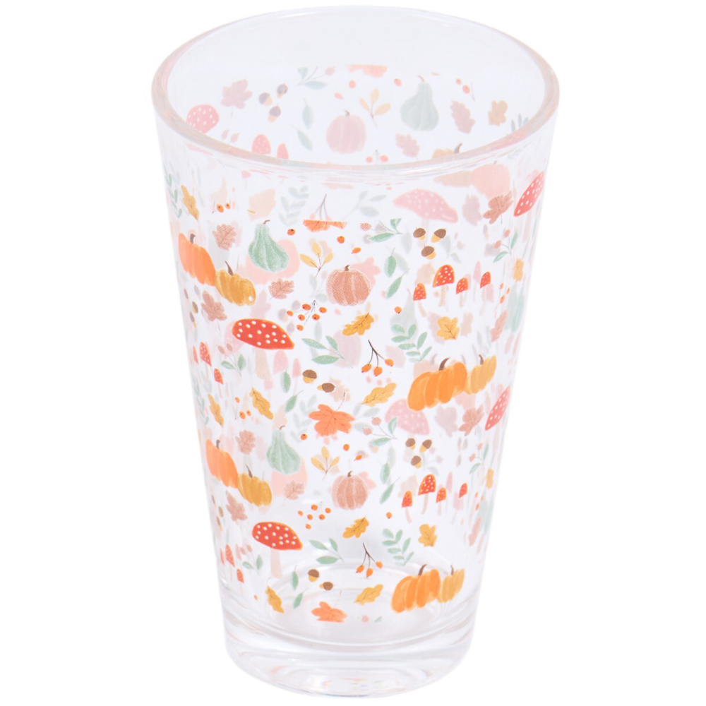 Autumn Print Glass Image 2