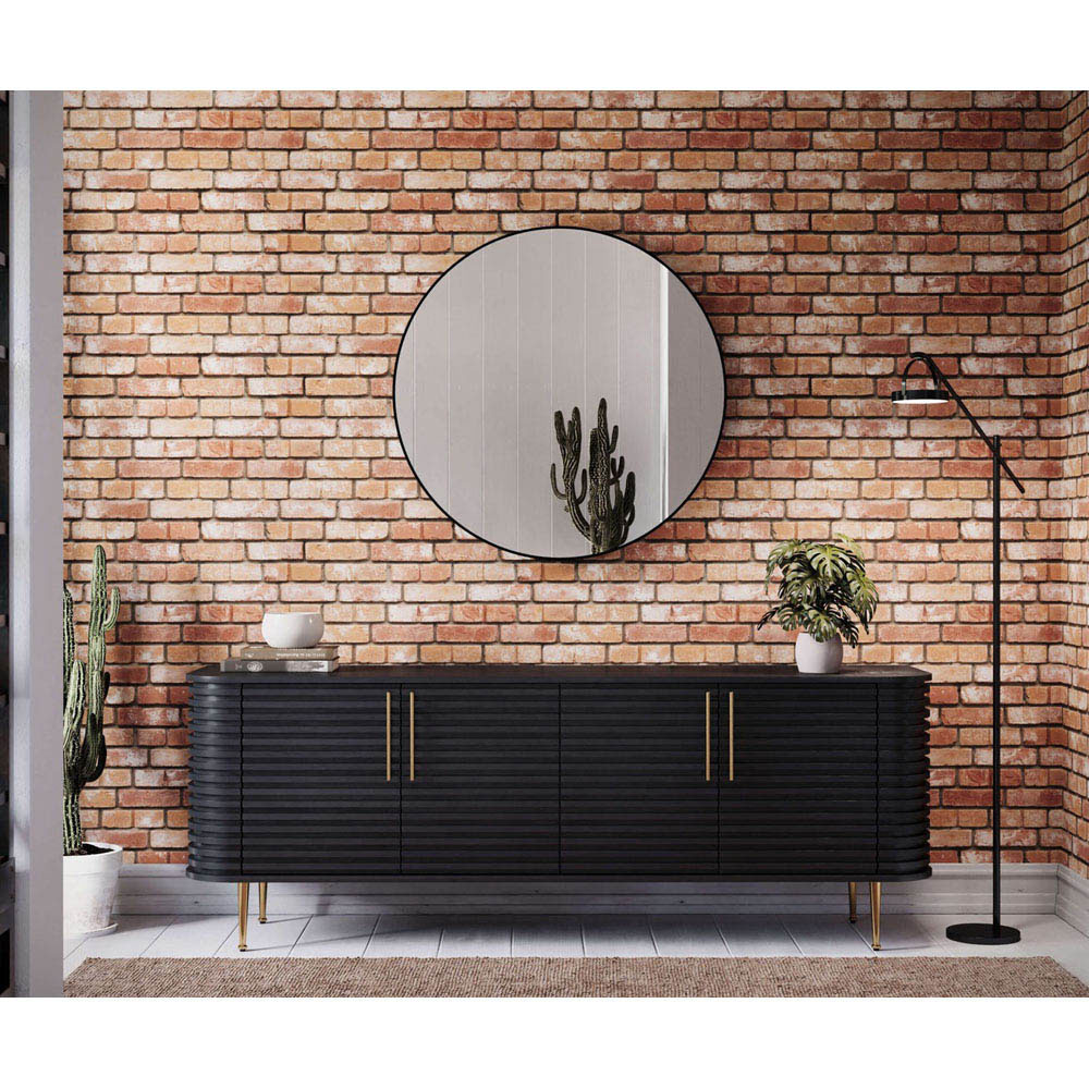 Bobbi Beck Eco Luxury Brick Red Wallpaper Image 2