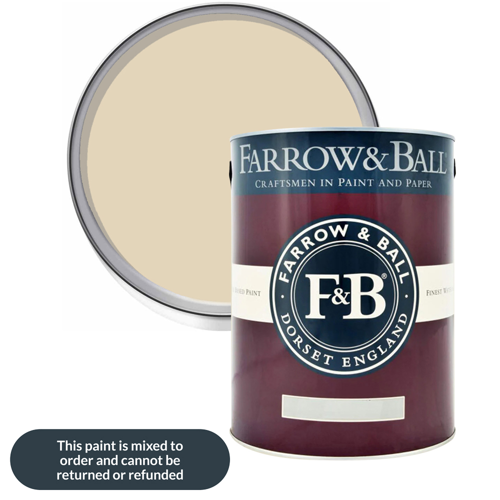 Farrow & Ball Estate Eggshell Matchstick Satin Paint 5L Image 1