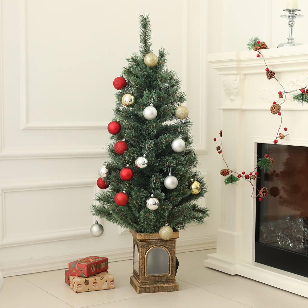 Everglow Warm White LED Pre-Lit Artificial Christmas Tree 4ft Image 2