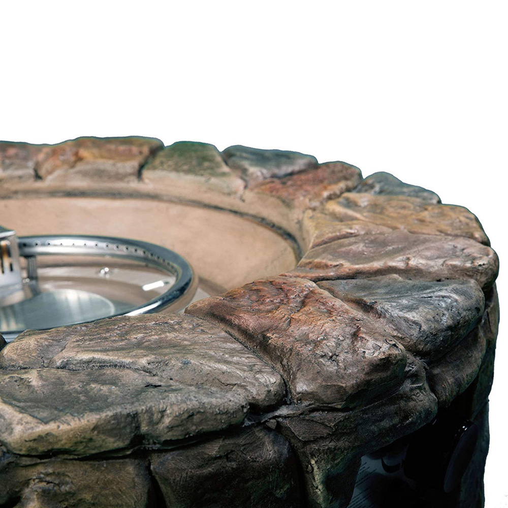 Centurion Supports Fireology Kaluya Bronze Eco Stone Finish 40000 BTU Gas Fire Pit Image 5