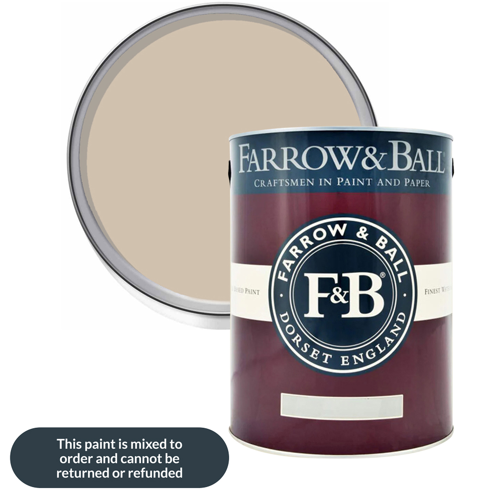 Farrow & Ball Estate Eggshell Oxford Stone Satin Paint 5L Image 1