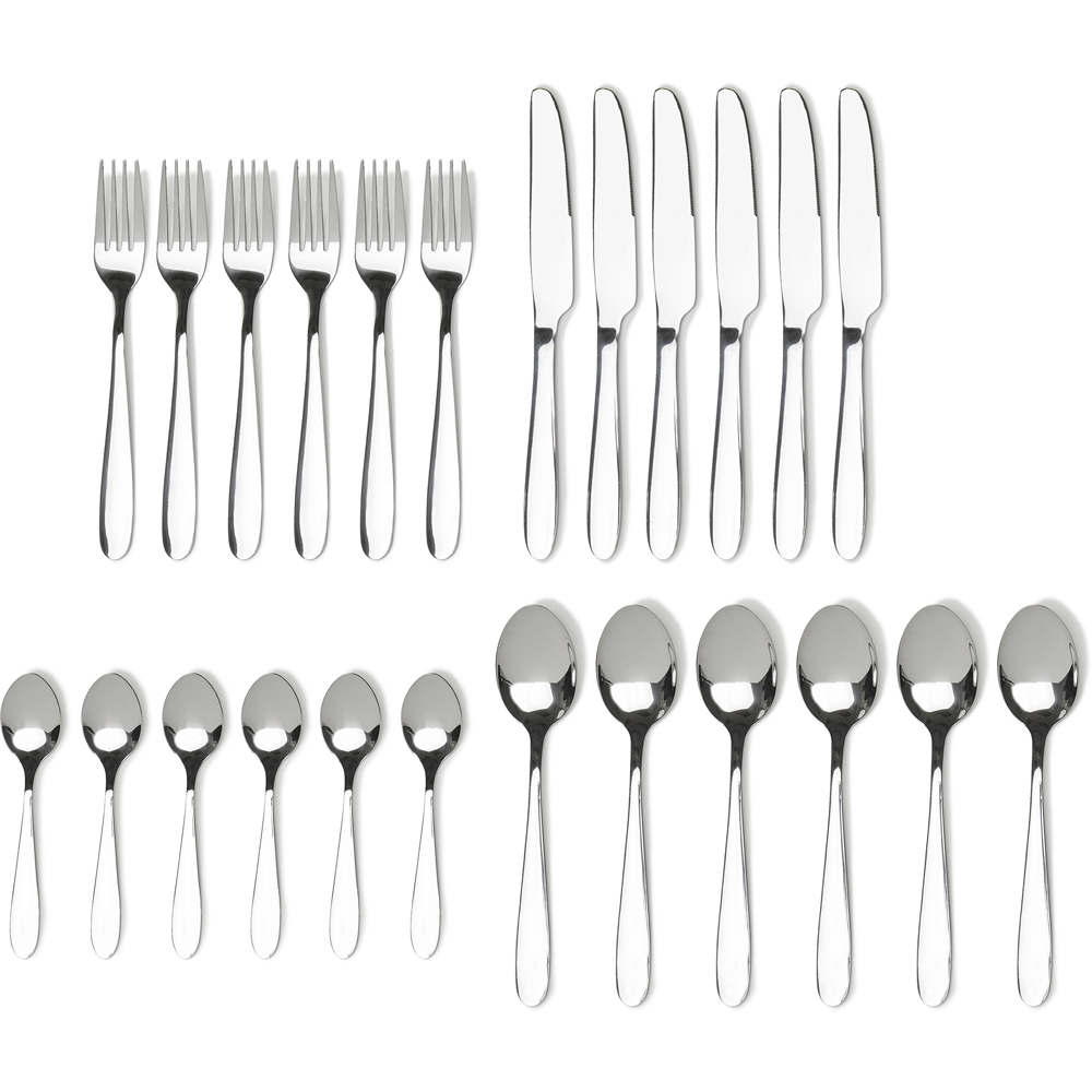 Sabichi 24 Piece Arch Cutlery Set Image 1