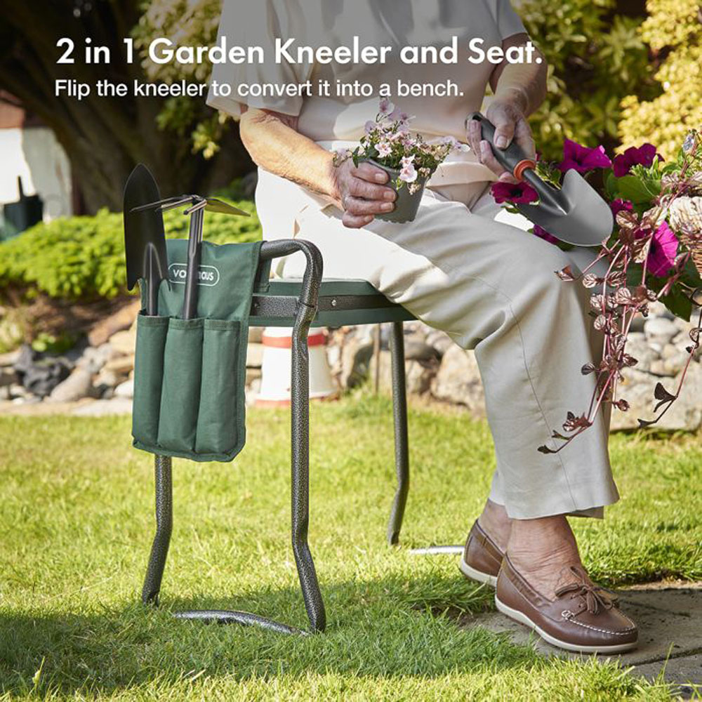 VonHaus Garden Kneeler Seat and Tool Set Image 7