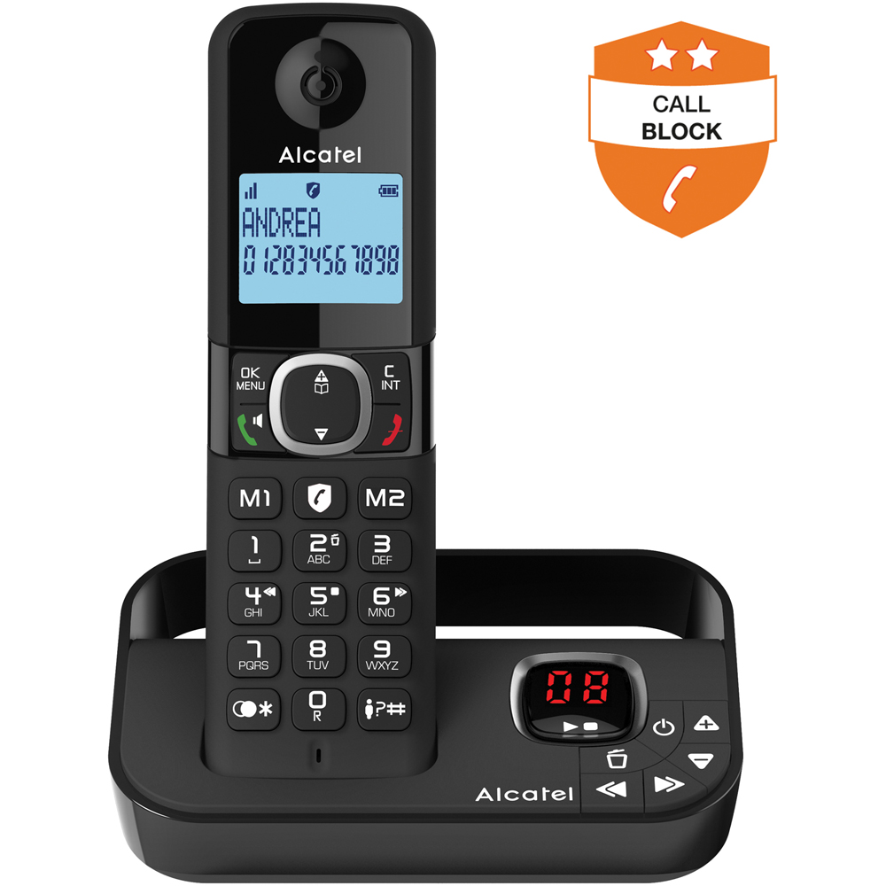Alcatel F860 DECT Phone with Answer Machine Single Image 3