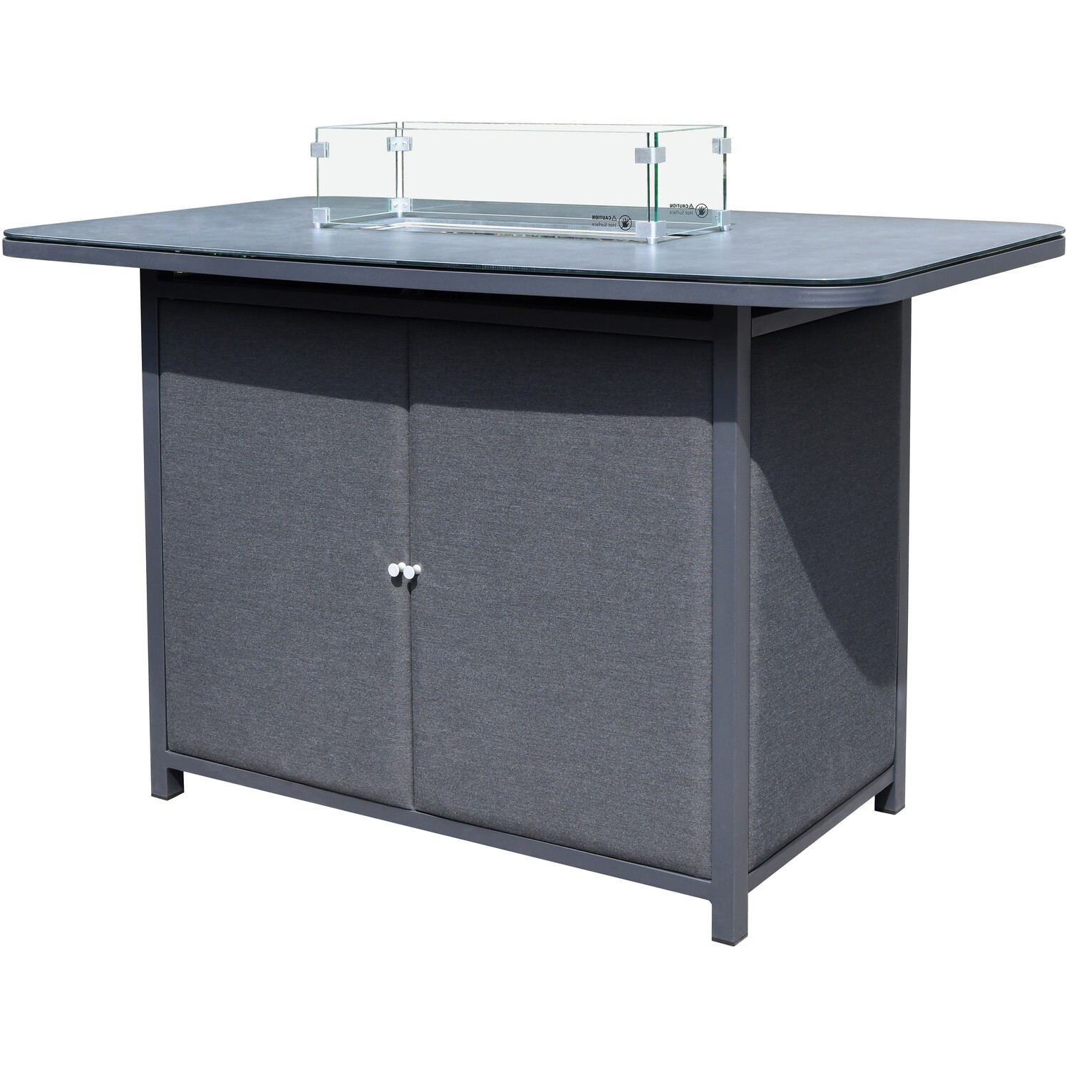 Malay Deluxe Ibiza 6 Seater Bar Set Grey Image 4