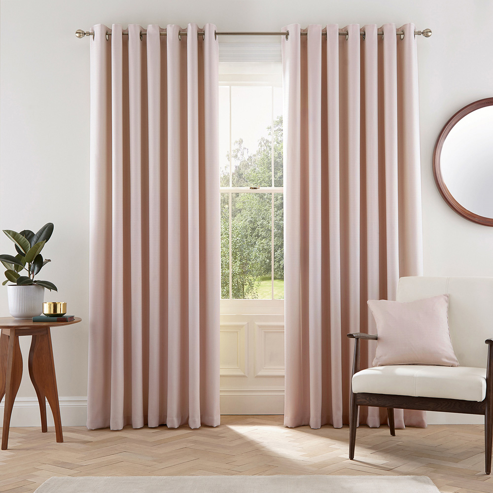 Helena Springfield Eden Lined Blush Curtains 229 x 229cm Image 4