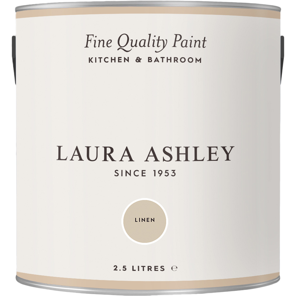 Laura Ashley Kitchen and Bathroom Linen Emulsion Paint 2.5L Image 2