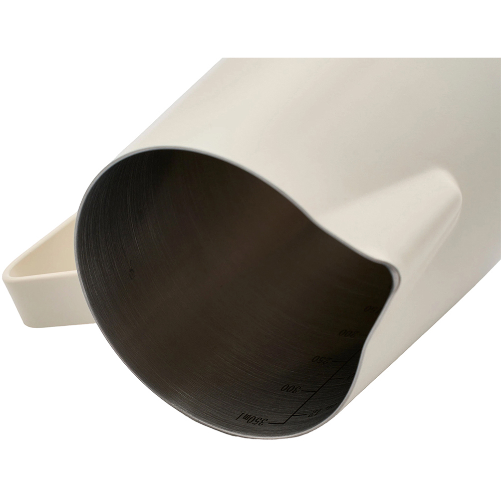 Living and Home White Stainless Steel Milk Frothing Jug 350ml Image 6