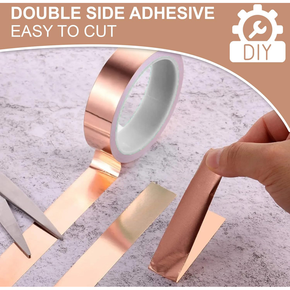 ATEK Self-Adhesive Copper Foil Tape Slug and Snail Barrier 5mm x 25m Image 9