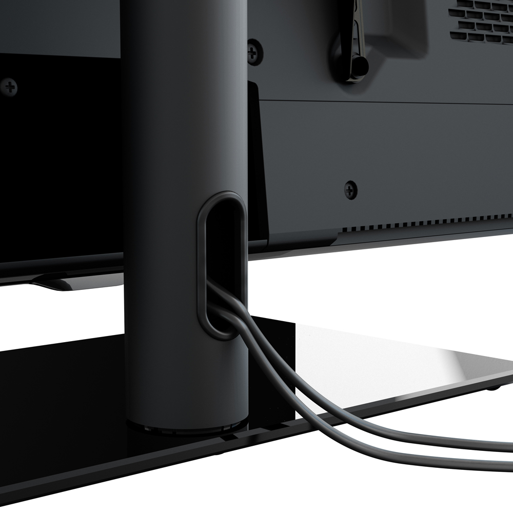AVF Universal Black Swivel Table Top TV Stand Image 5