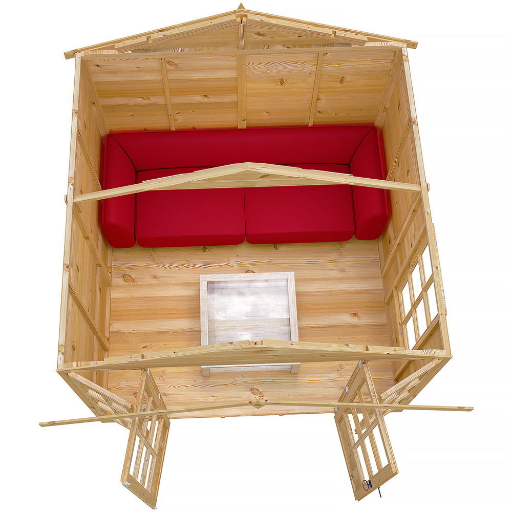 Shire Delmora 8 x 8ft Double Door Traditional Summerhouse Image 4