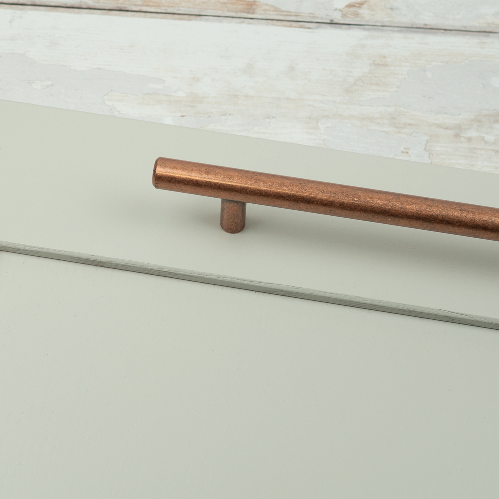 Handle & Home Antique Copper T-Bar Handle 192mm Image 4