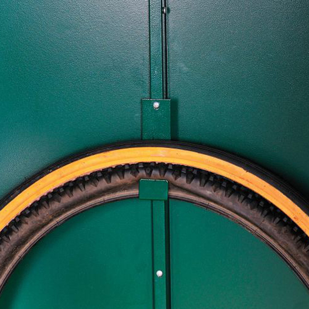 Asgard Centurion 5 x 7ft Double Door Cream High Security Bike Shed Image 6