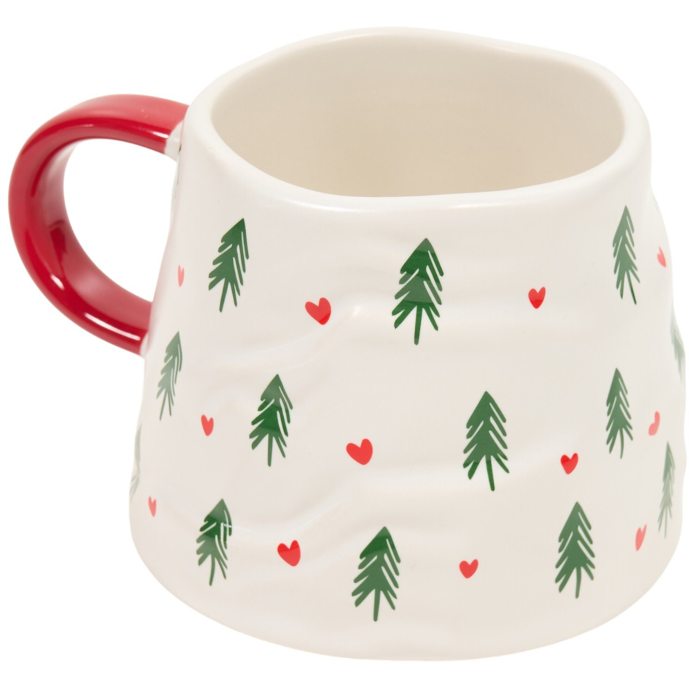 Bows or Trees Heart Mug Image 5