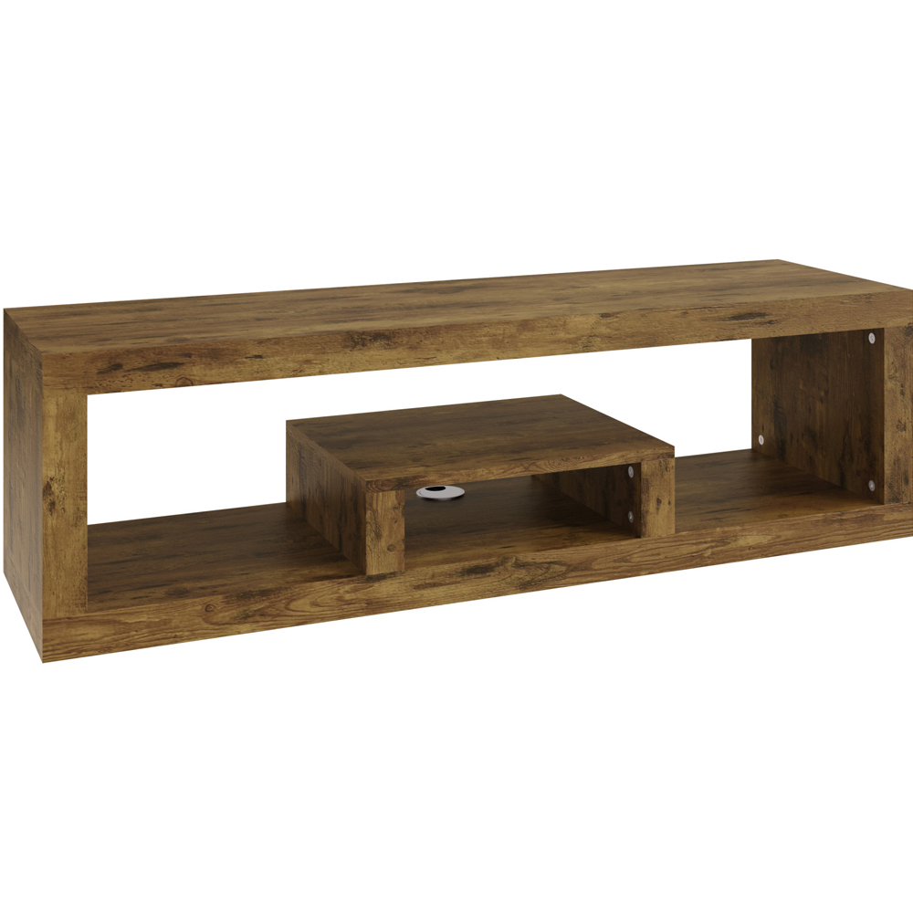 GFW Jakarta 2 Shelf Mango Low board TV Unit Image 2