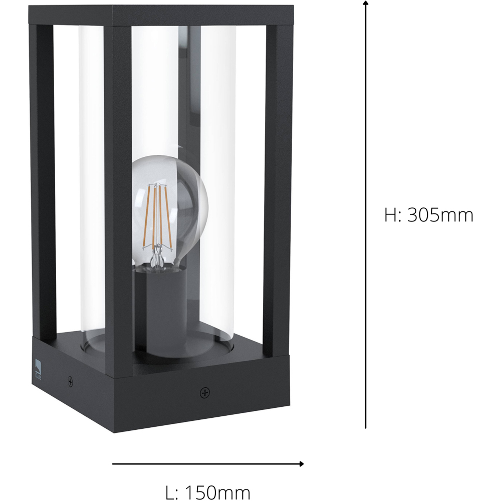 EGLO Cascinetta Exterior Post Light Image 4