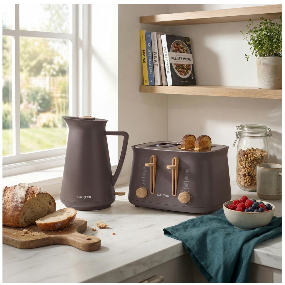 Salter Malmo Rapid Boil Kettle Brown Image 3
