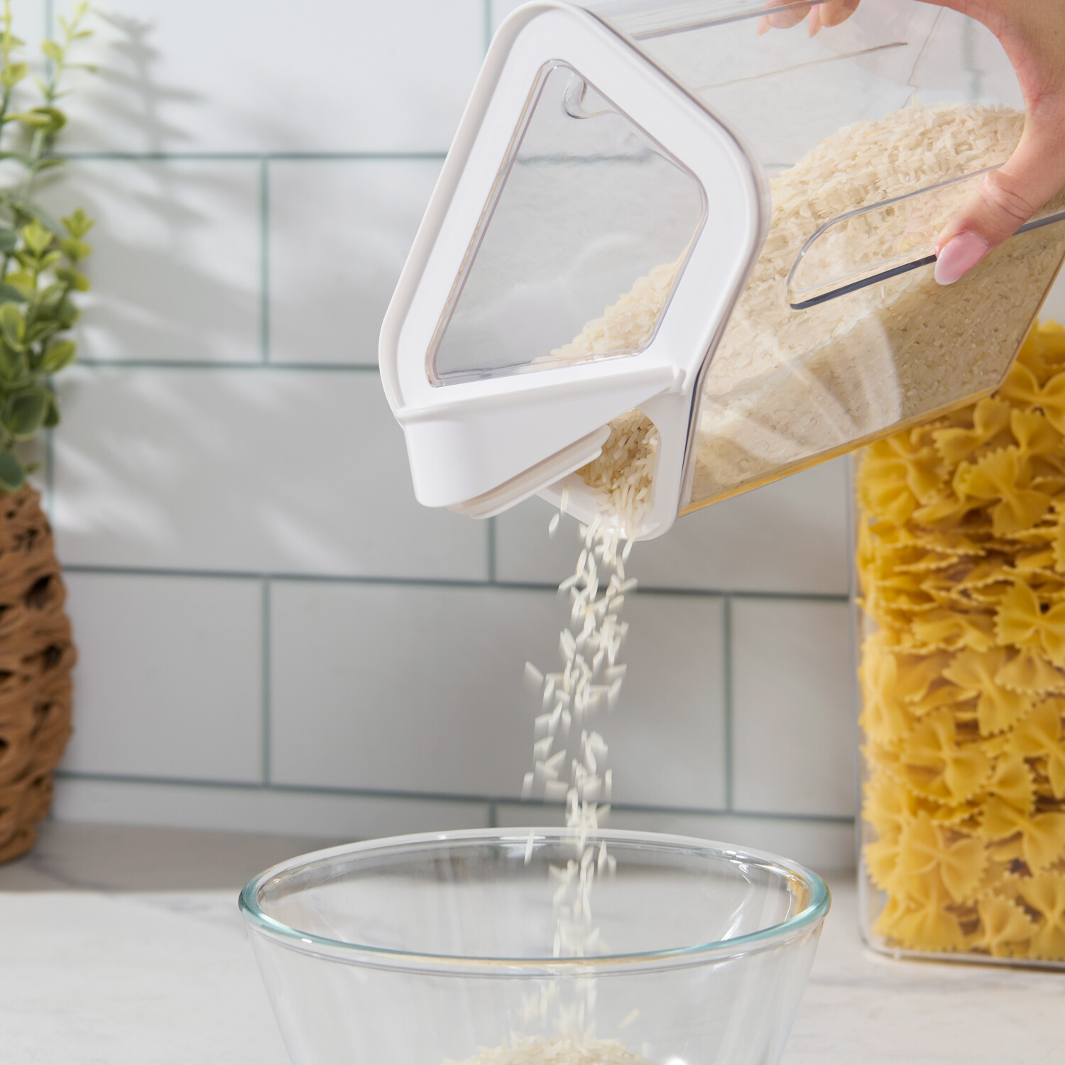 Airtight Corner Lid Food Container Clear 2.8 l Image 3