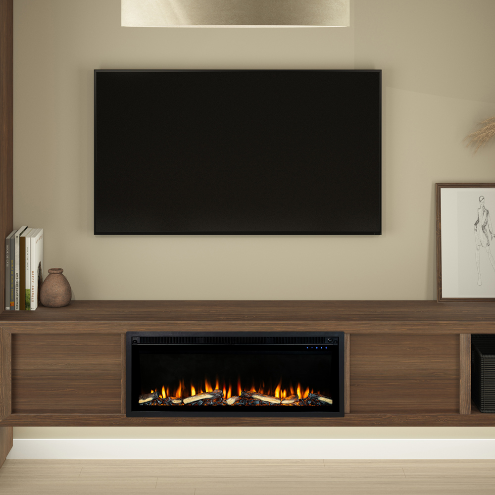 Be Modern Bolen 3-in-1 Black Electric Fireplace 1.5kW 40 inch Image 6