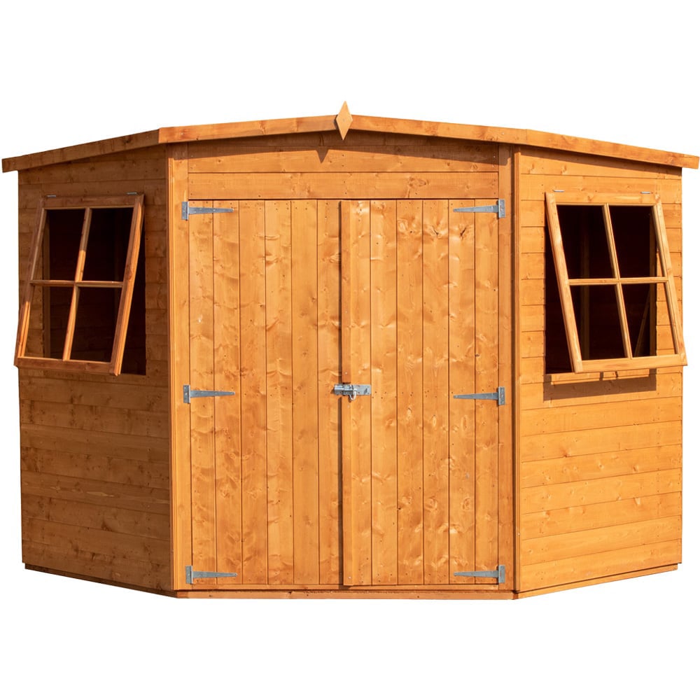 Shire 8 x 8ft Double Door Shiplap Corner Shed Image 1