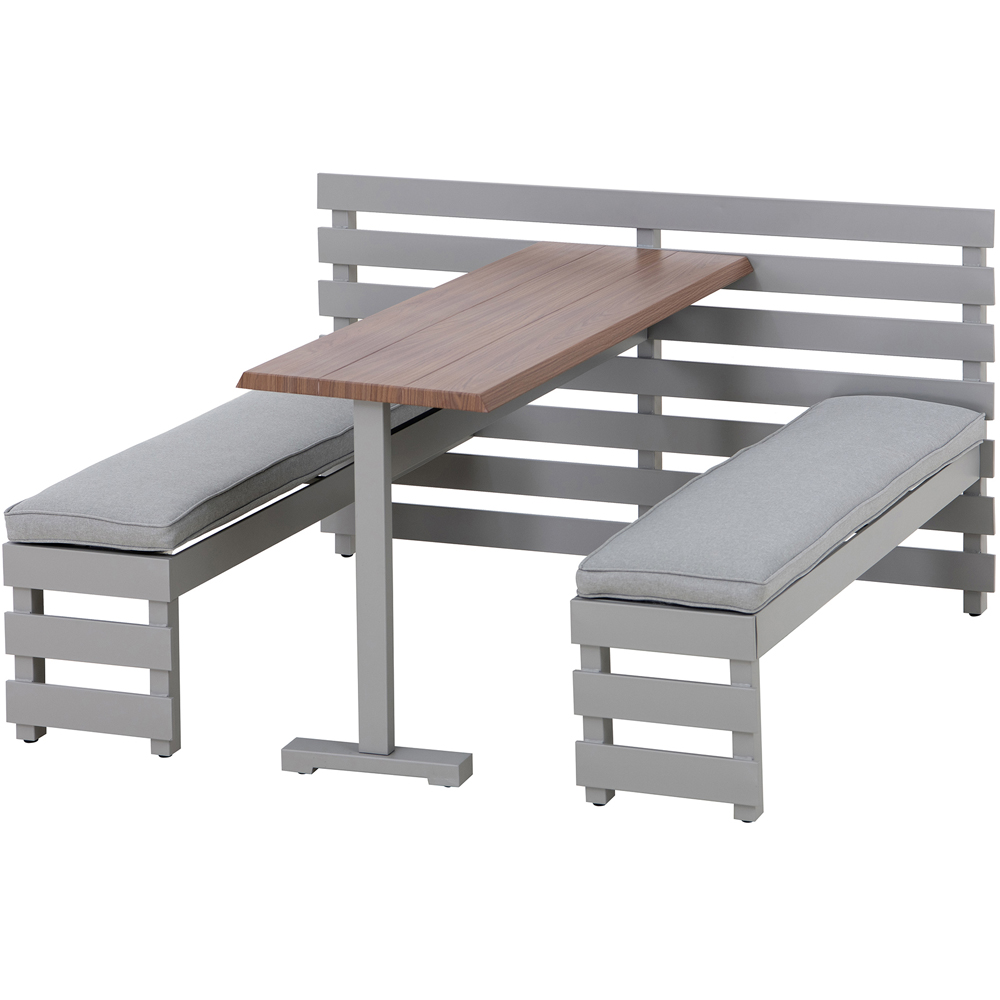 Sunjoy Outdoor Picnic Table and Bench Set Image 2