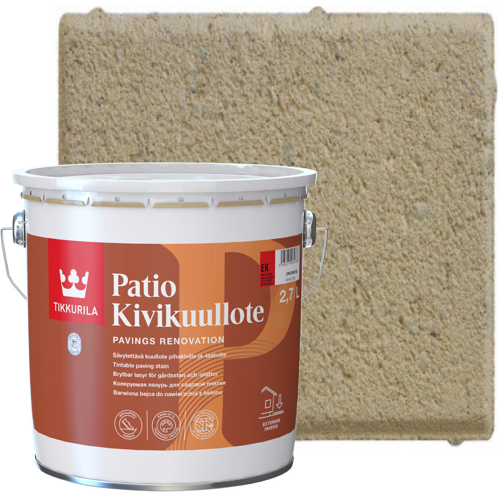 Tikkurila Patio Kivikuullote EK10 Patio Paving Stain 3L Image 4