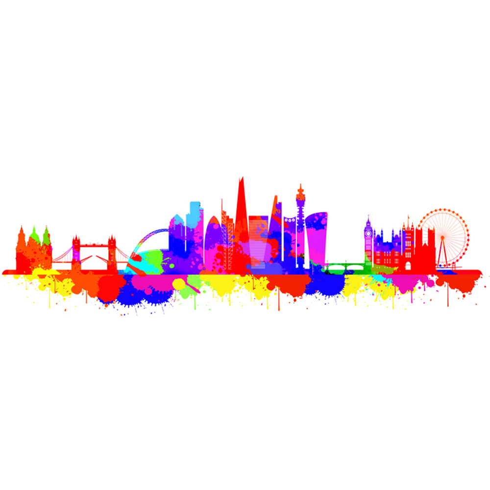 Mirrorstone Nexus London Skyline Splash Ultraslim Wi-Fi Infrared Heating Panel 350W 295 x 1195mm Image 4