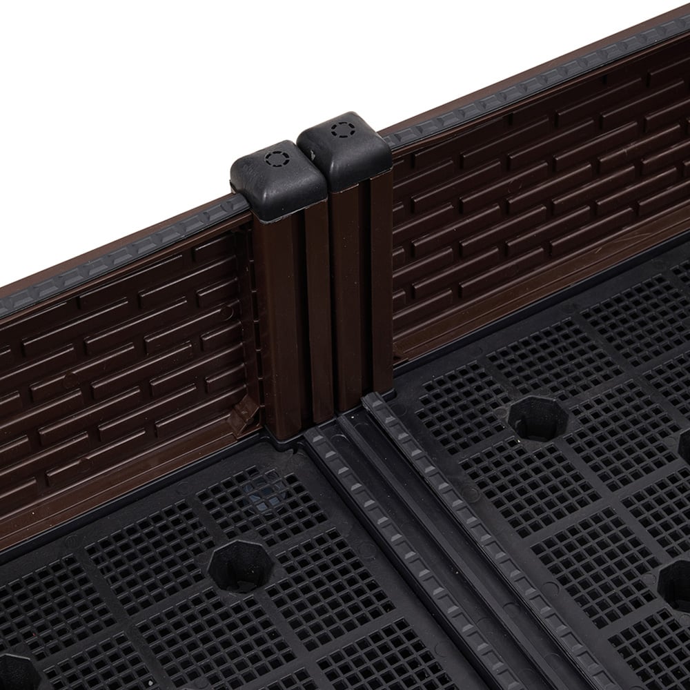 Living and Home Plastic Raised Garden Bed Planter Box 80 x 40 x 19cm Image 6