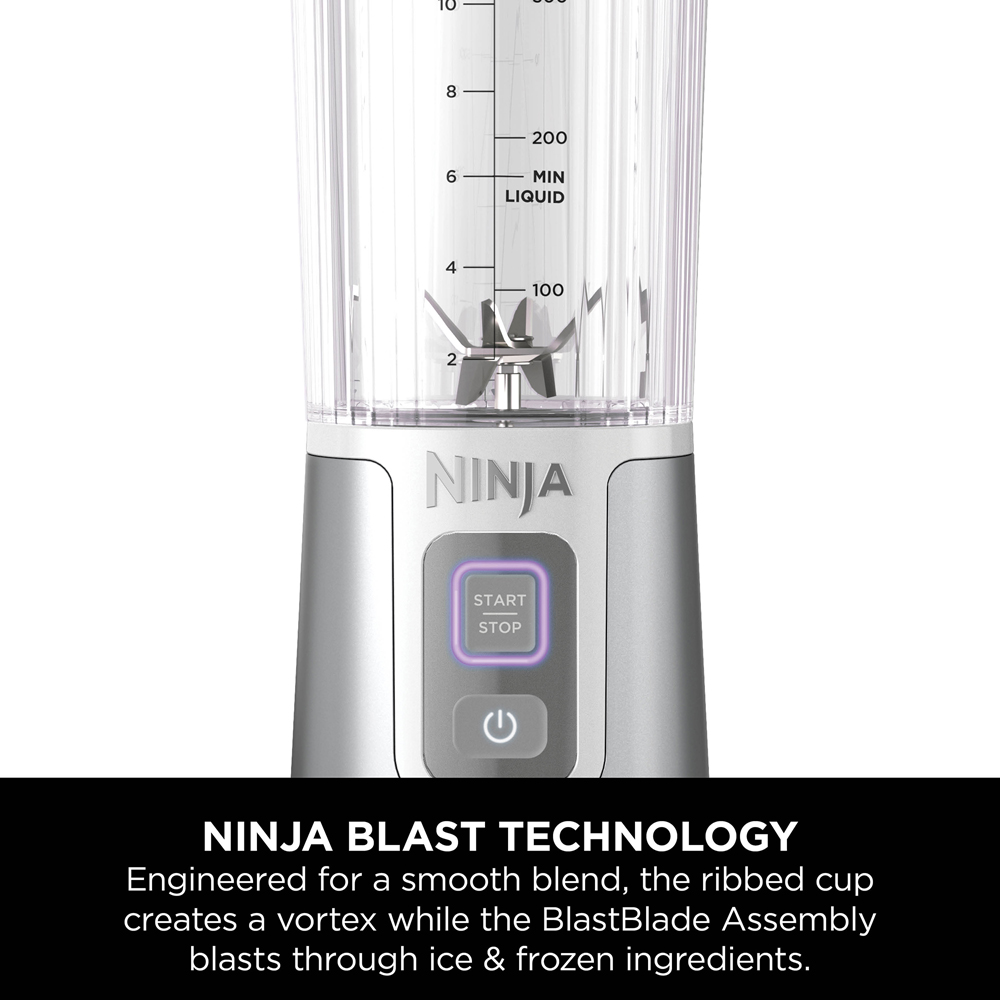 Ninja Blast BC151UKWH White 530ml Cordless Portable Blender Image 4