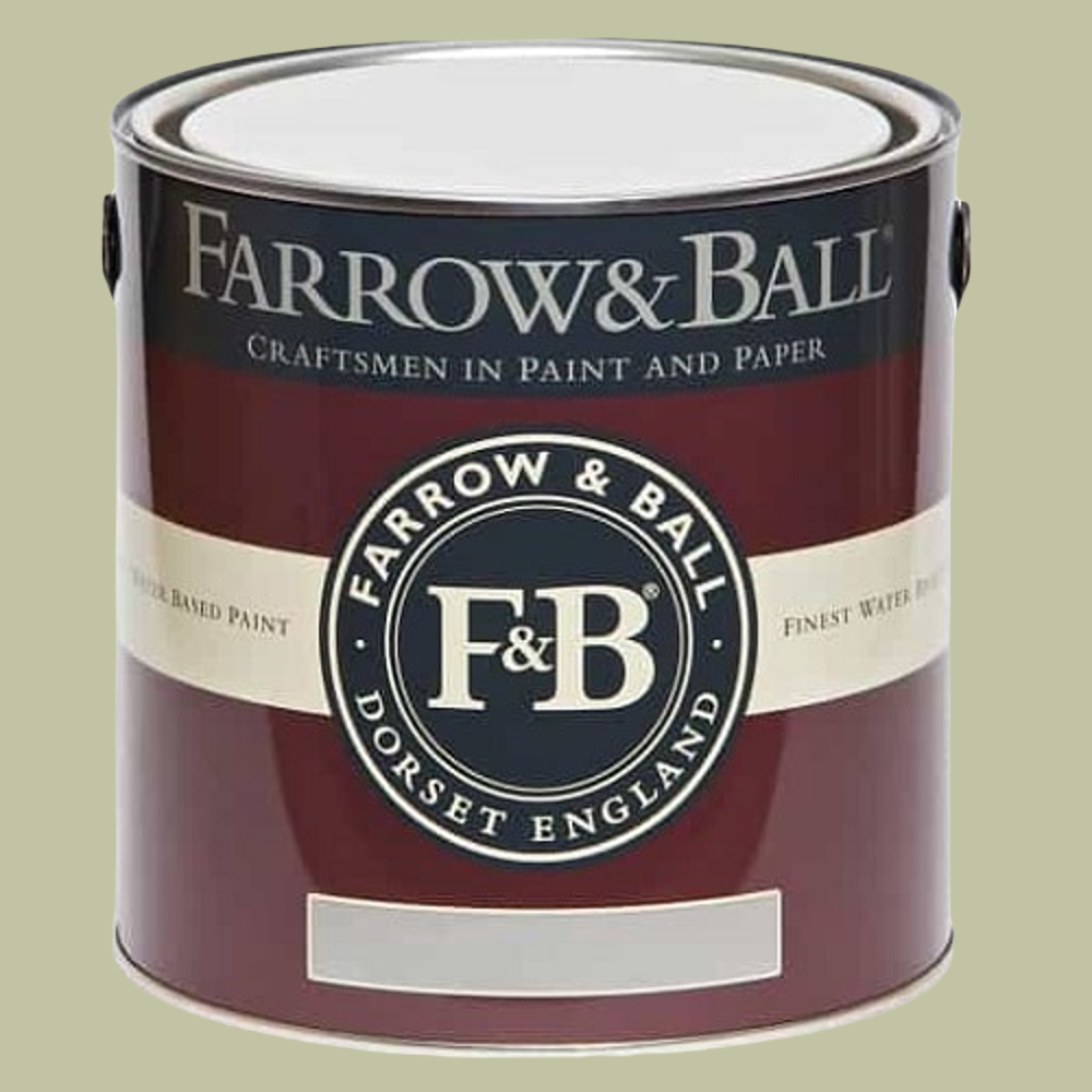 Farrow & Ball Interior Wood and Metal 32 Cooking Apple Green Flat Eggshell Paint 2.5L Image 2
