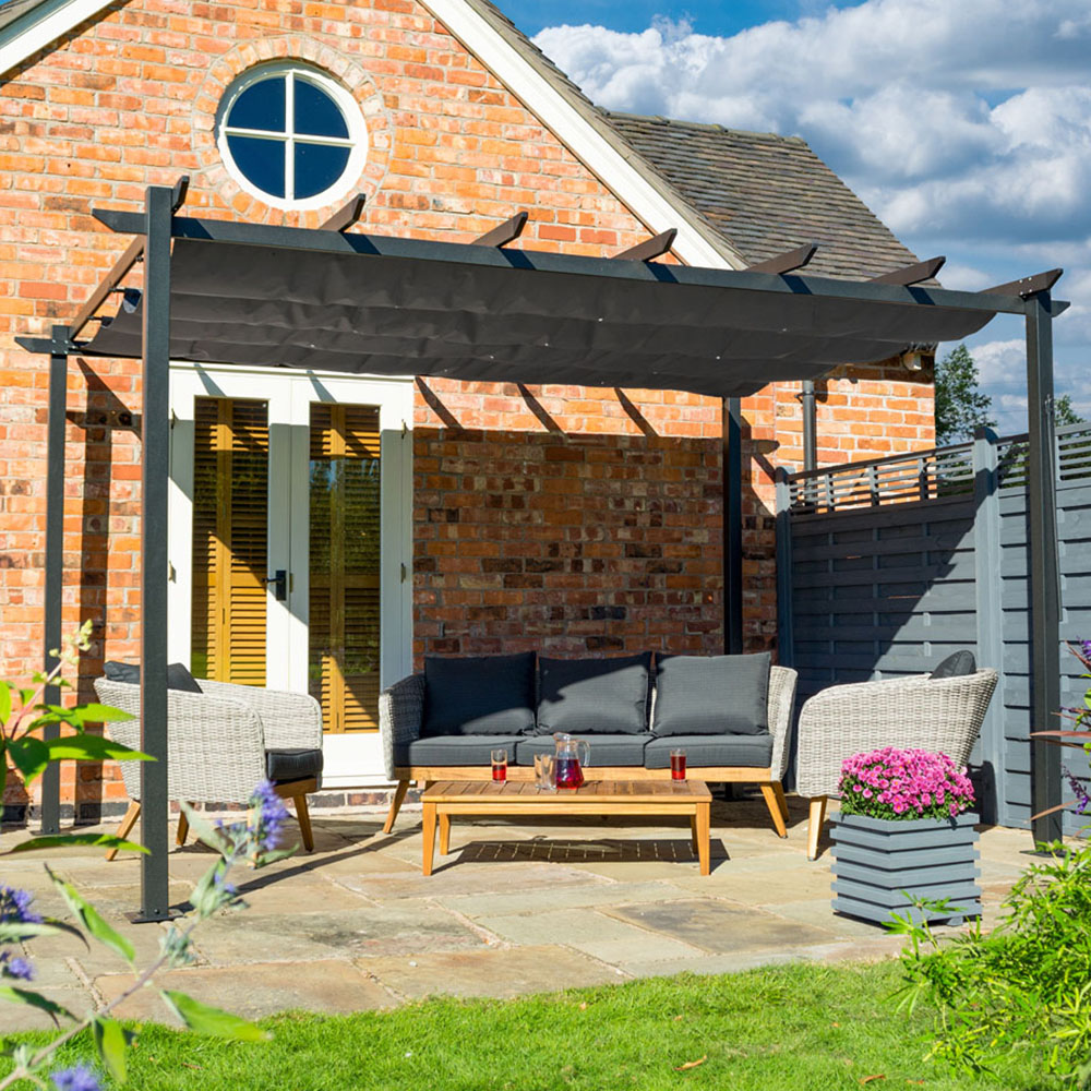 Venetian 4x3 Canopy Grey Image 1