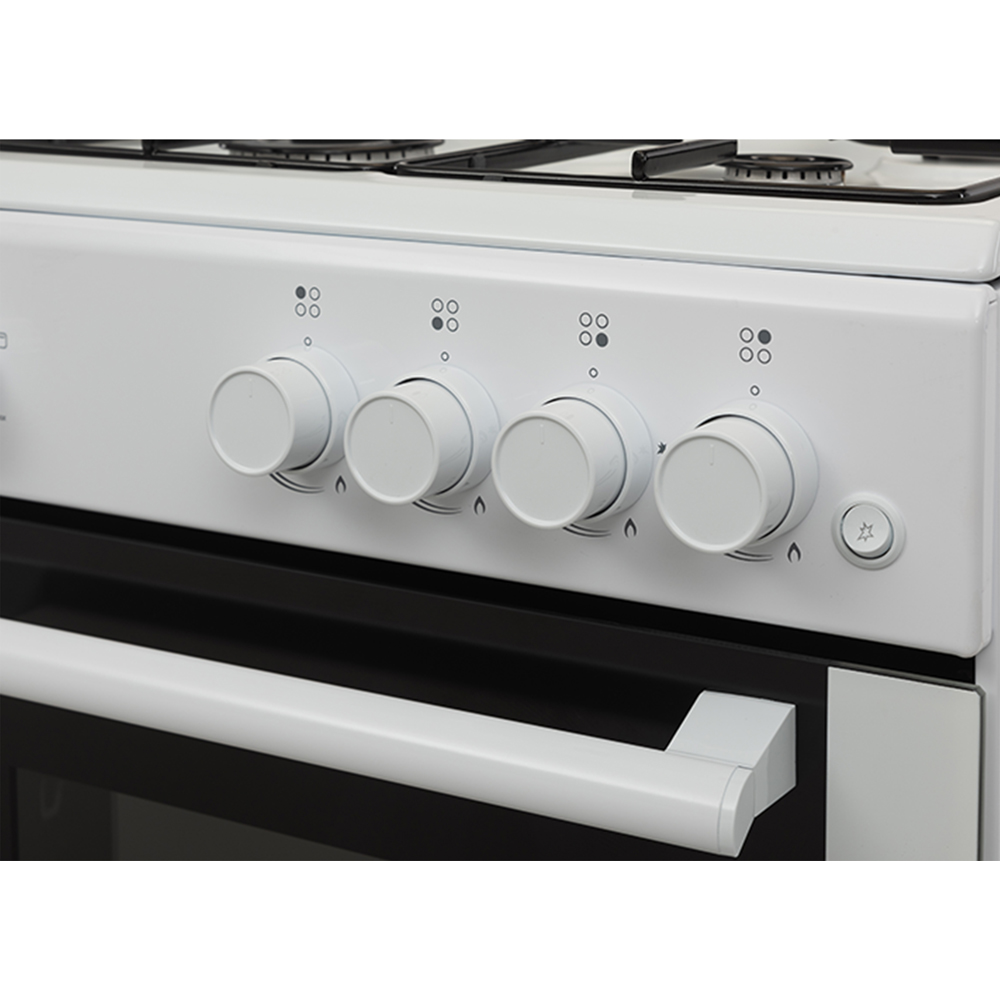 White Knight WK-ATSCG50W 50cm White Single Cavity Gas Cooker Image 7