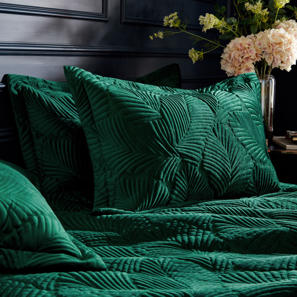 Paoletti Palmeria Double Emerald Duvet Set Image 3