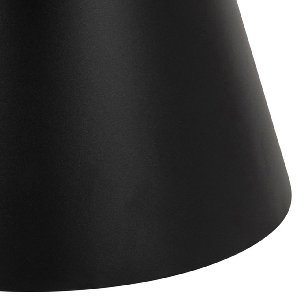 Florence Soli Round Black Ceramic Coffee Table Image 4