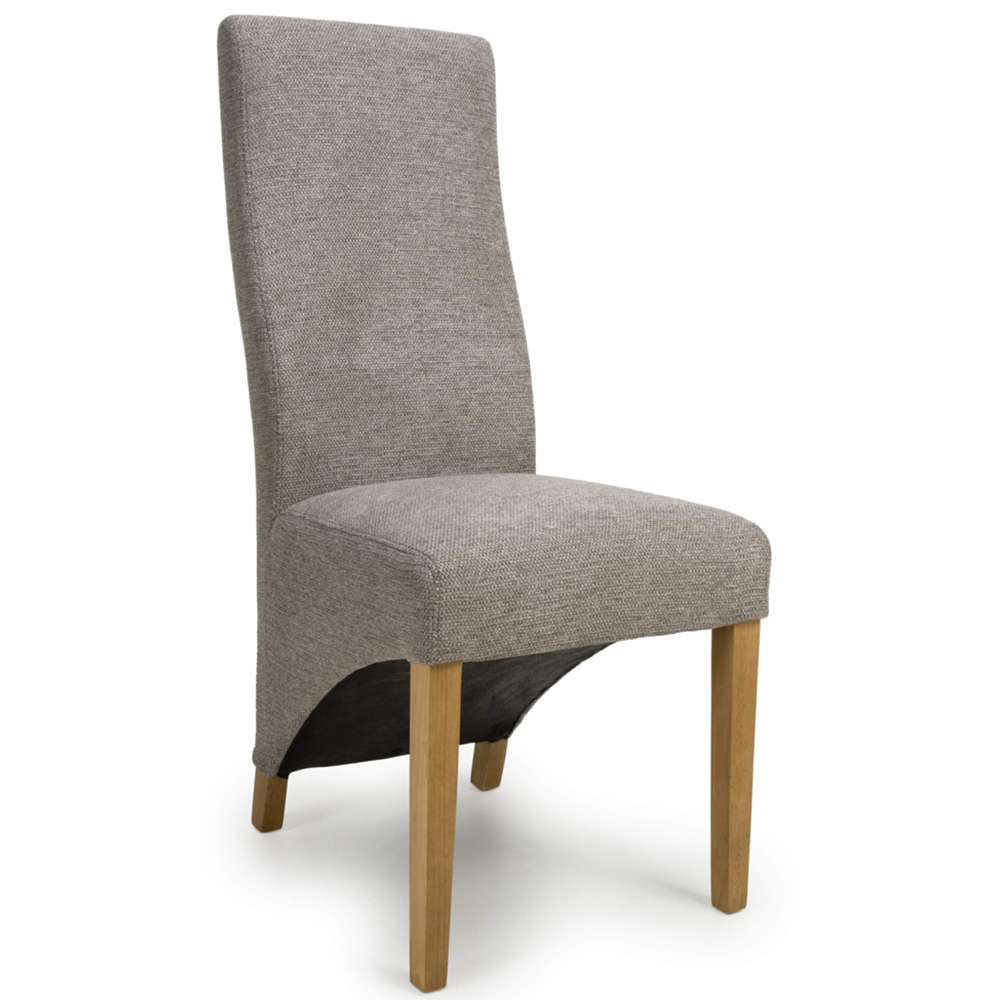 Shankar Baxter Set of 2 Mocha Weave Dining Chair Image 2