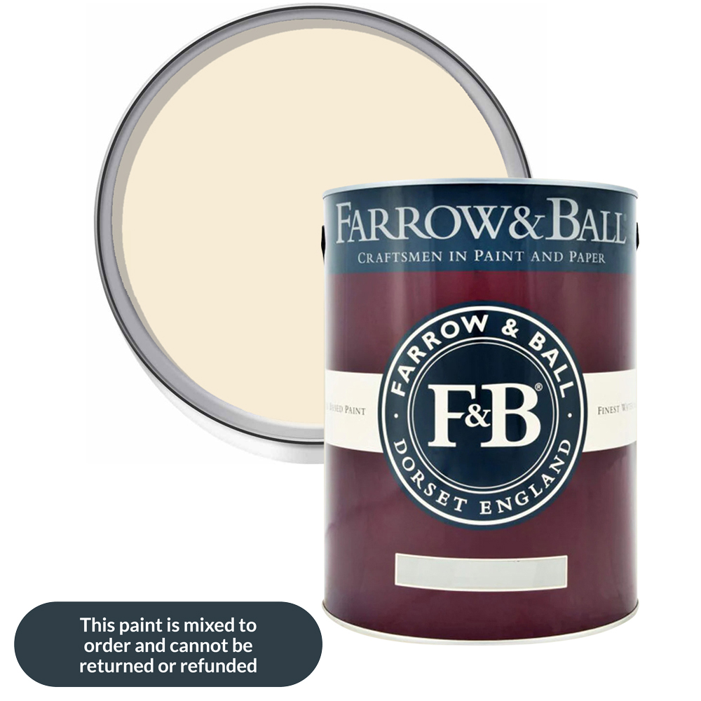 Farrow & Ball Estate Eggshell Tallow Satin Paint 5L Image 1