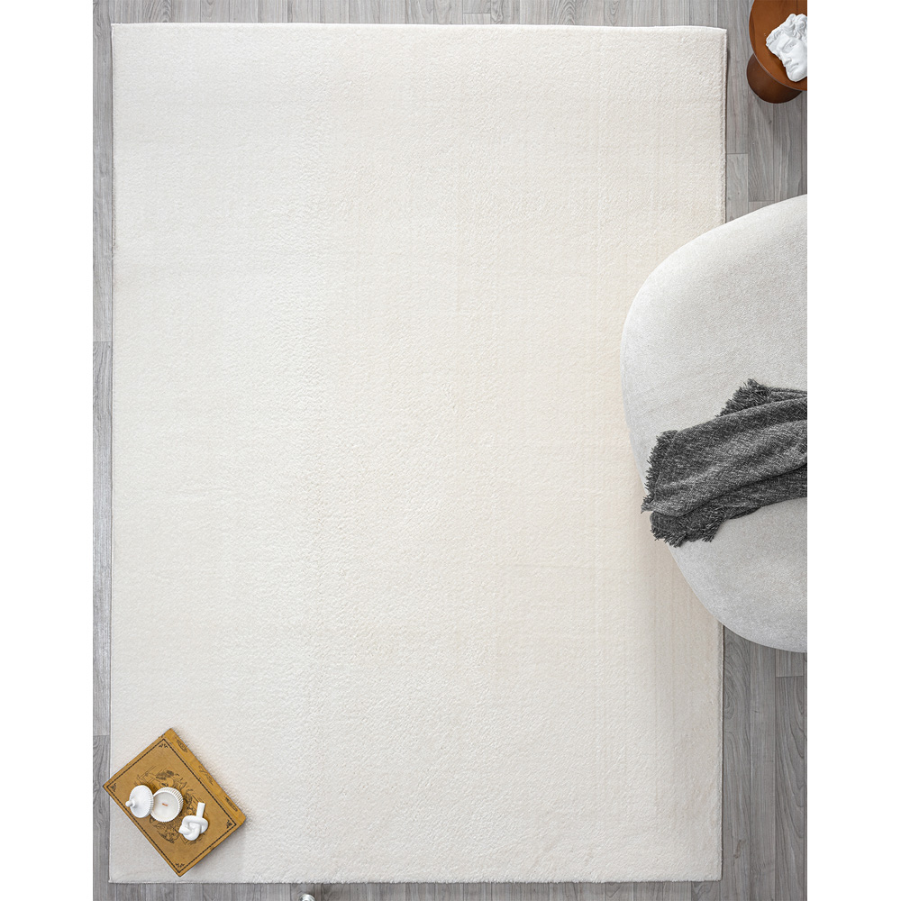 Desire Rugs Comfy Cream Anti Slip Felt Backing Rug 60 x 200cm Image 7