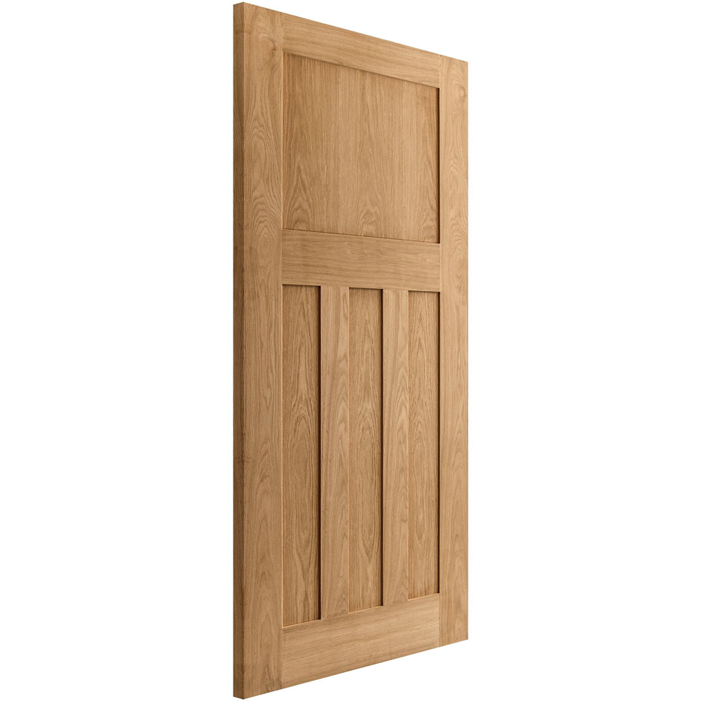 Oak Veneer 1930s DX 4 Panel FD30 Internal Fire Door 2040 x 926 x 44mm Image 3