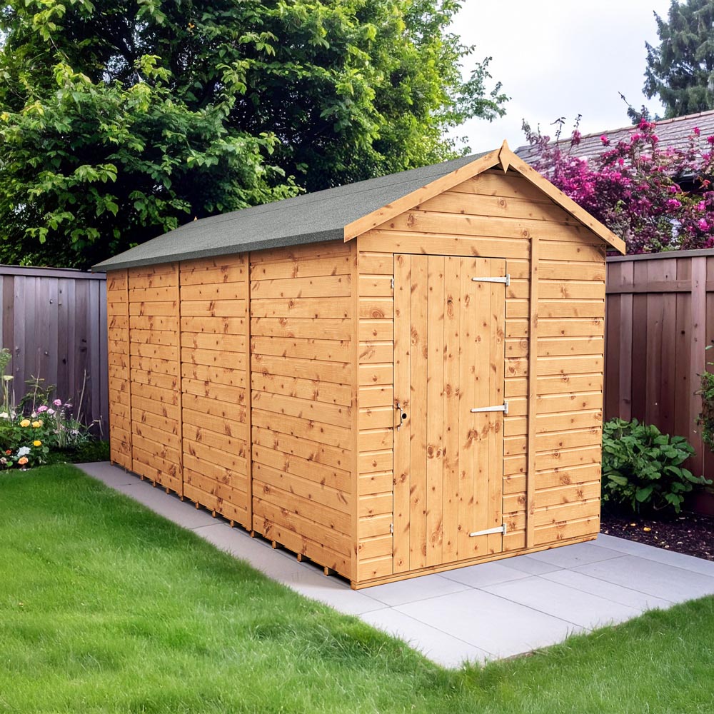 Empire Sheds 6 x 14ft Tongue and Groove Wooden Apex Garden Shed Image 2