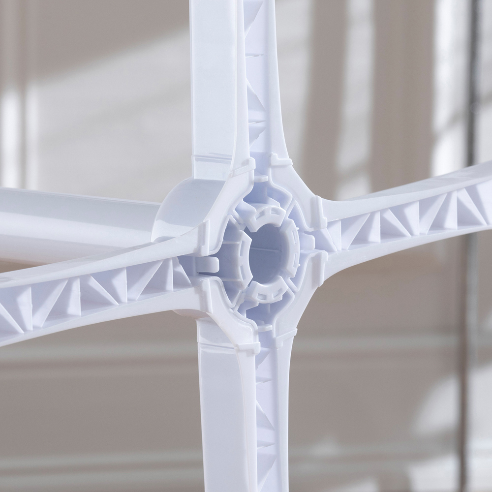 Daewoo White Pedestal Fan 16 inch Image 3