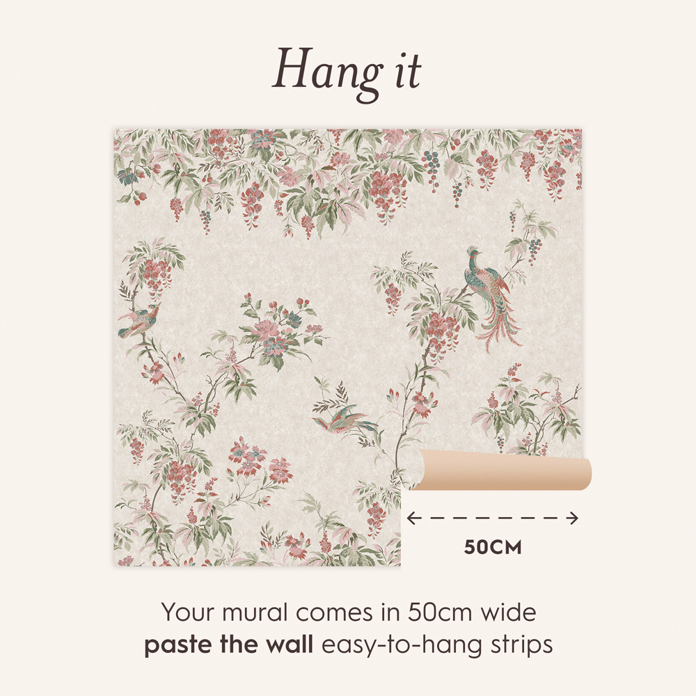 Laura Ashley Attleton Sage Mural Matt Wallpaper Image 5