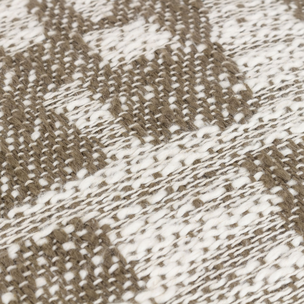 Hoem Ola Olive Jacquard Cushion Image 5