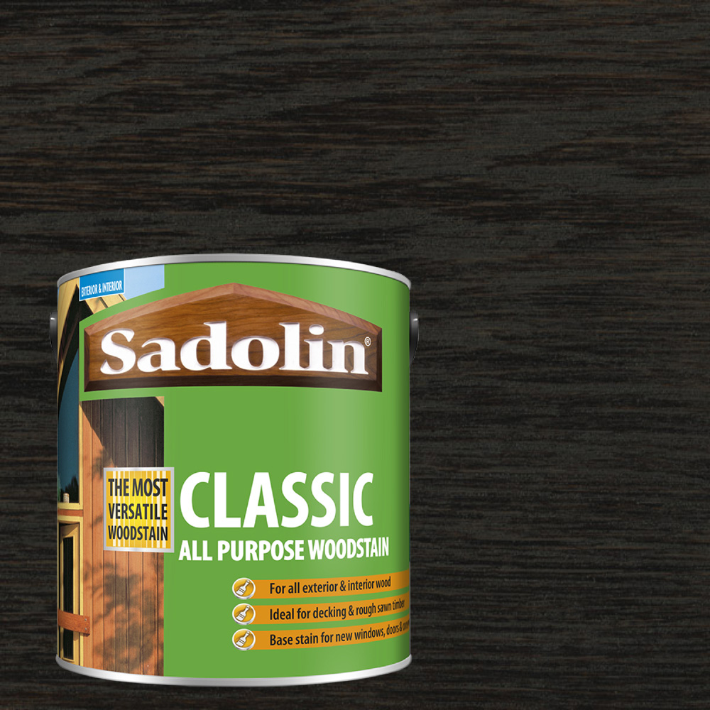 Sadolin Classic Ebony All Purpose Matt Finish Woodstain 5L Image 4