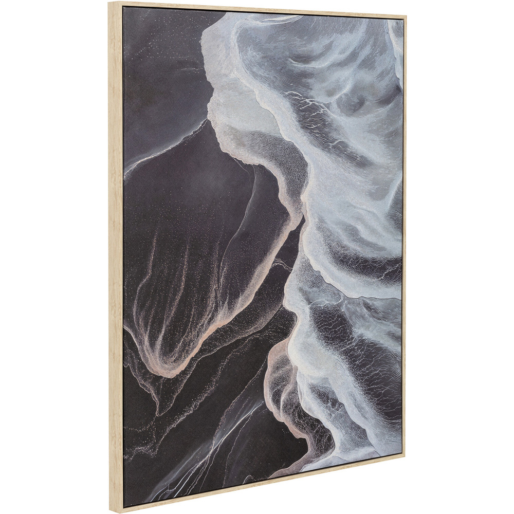 Amethyst Mystic Wave Abstract Wall Art Image 3