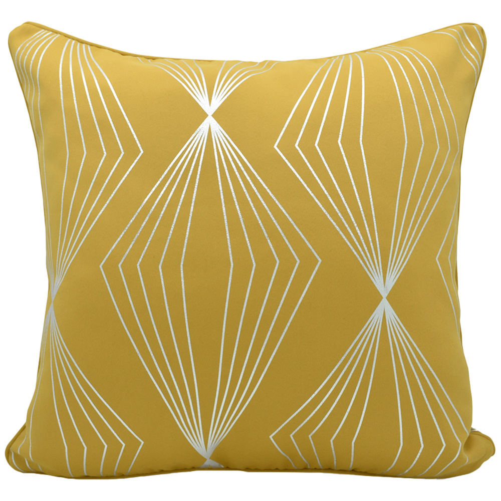 Velosso Onyx Ochre Filled Cushion 43 x 43cm 2 Pack Image 1