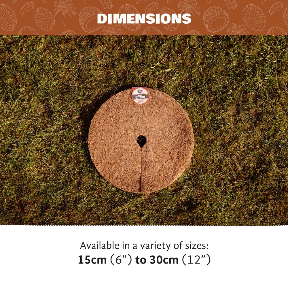 Coco & Coir Coco Mulch Mat 15cm Image 4