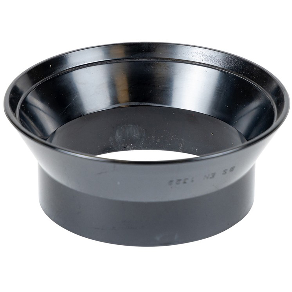 FloPlast Ring Seal Soil Weathering Collar Black 110mm Image 3